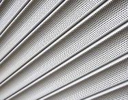 Perforated rolling shutter