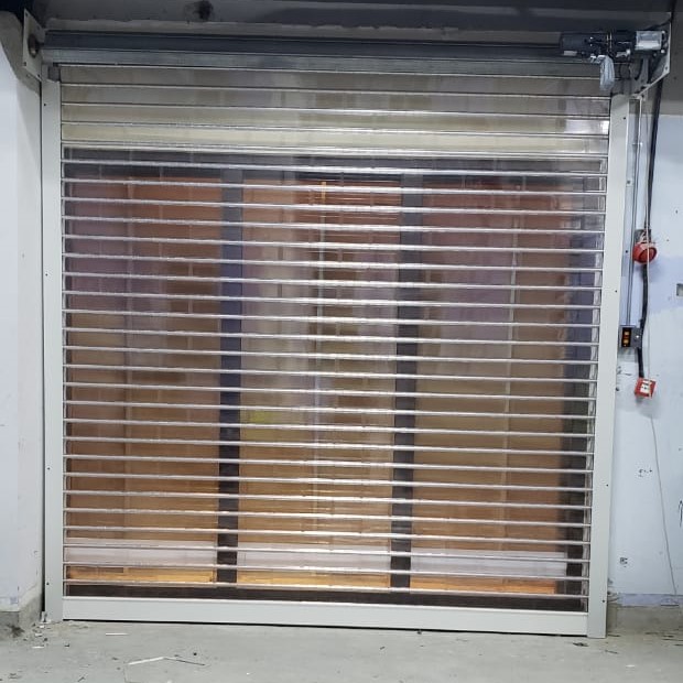Polycarbonate Shutter Solution for Mall at Jumeirah Al Bab Automation