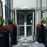 Revolving Glass Door