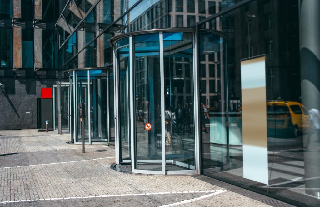 Revolving Glass Doors